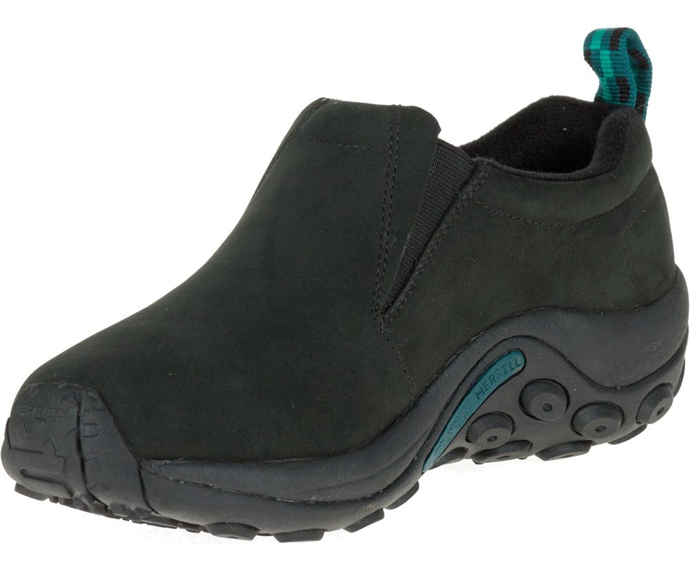 Merrell Slip Ons Black - Jungle Moc Nubuck - Womens 20WVOUCBF